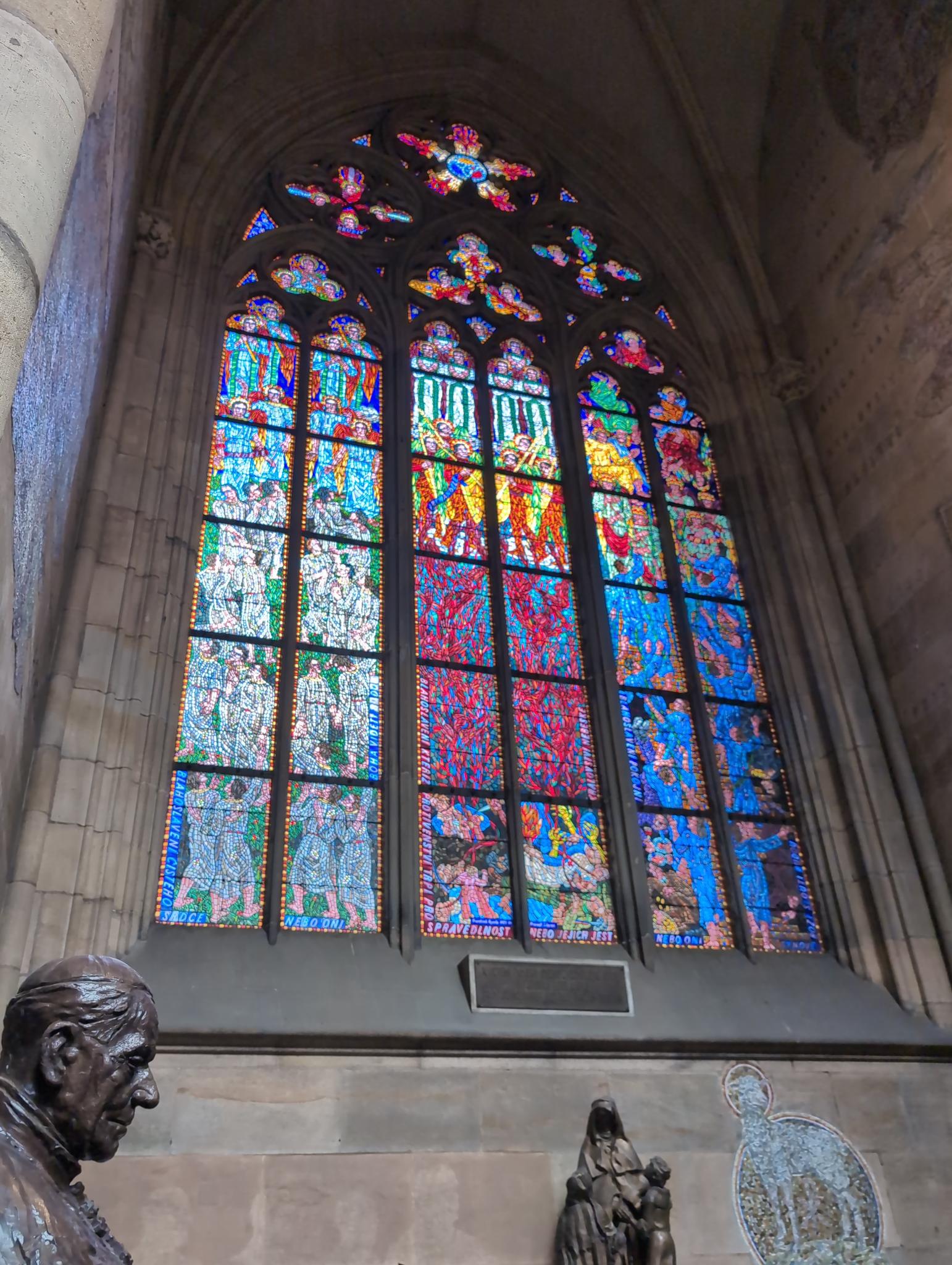 St. Vitus Cathedral stained glass windows