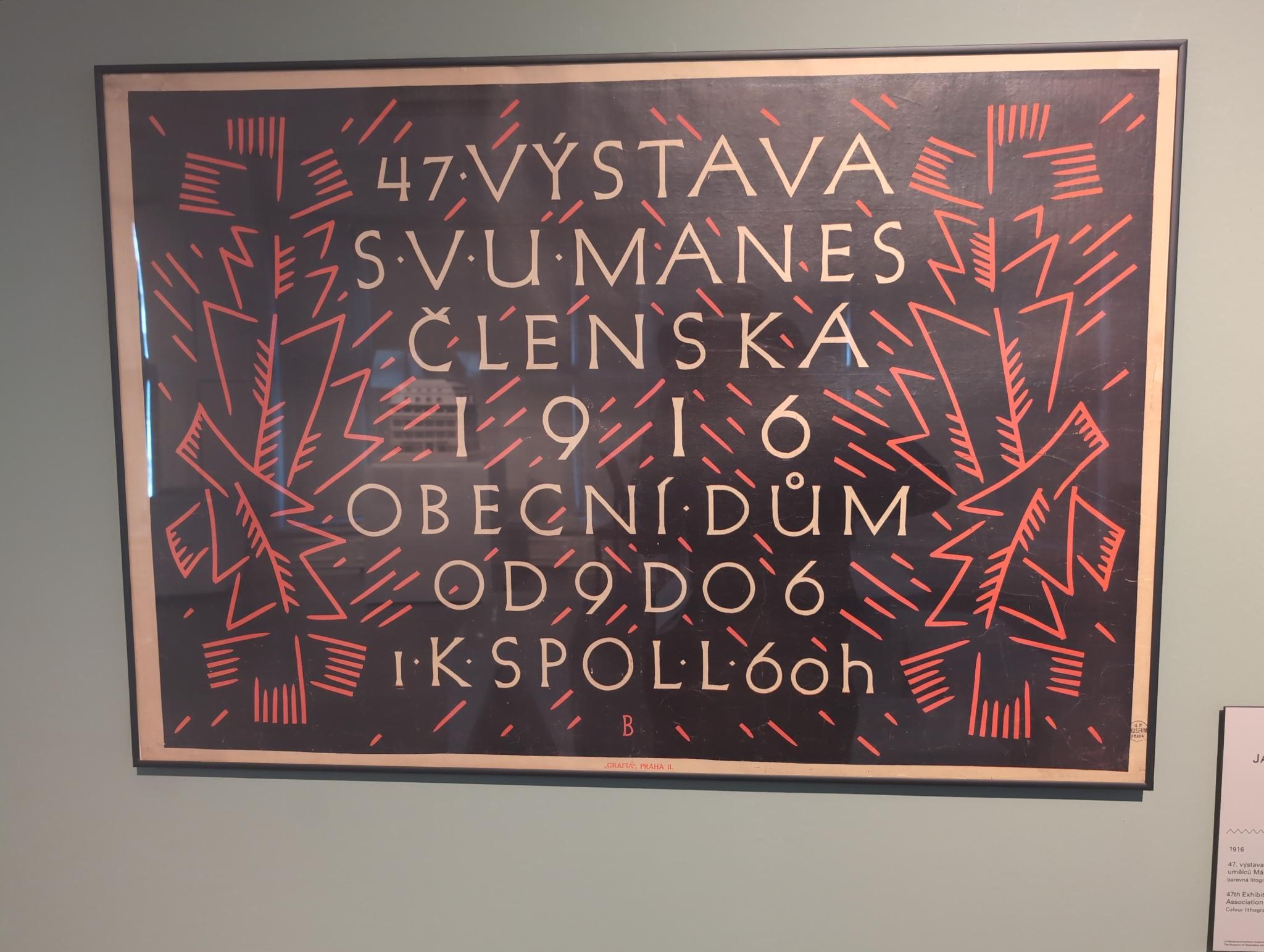 Czech Cubist poster