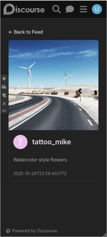 A single page post of a tattoo showing cool birds