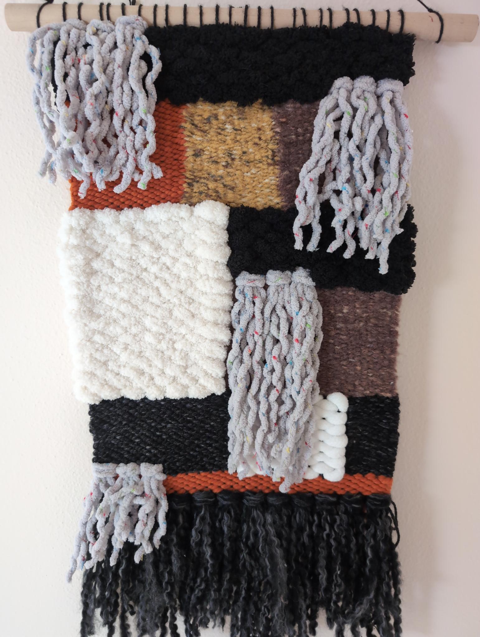 Vulfmon inspired gold, orange, brown weaving
